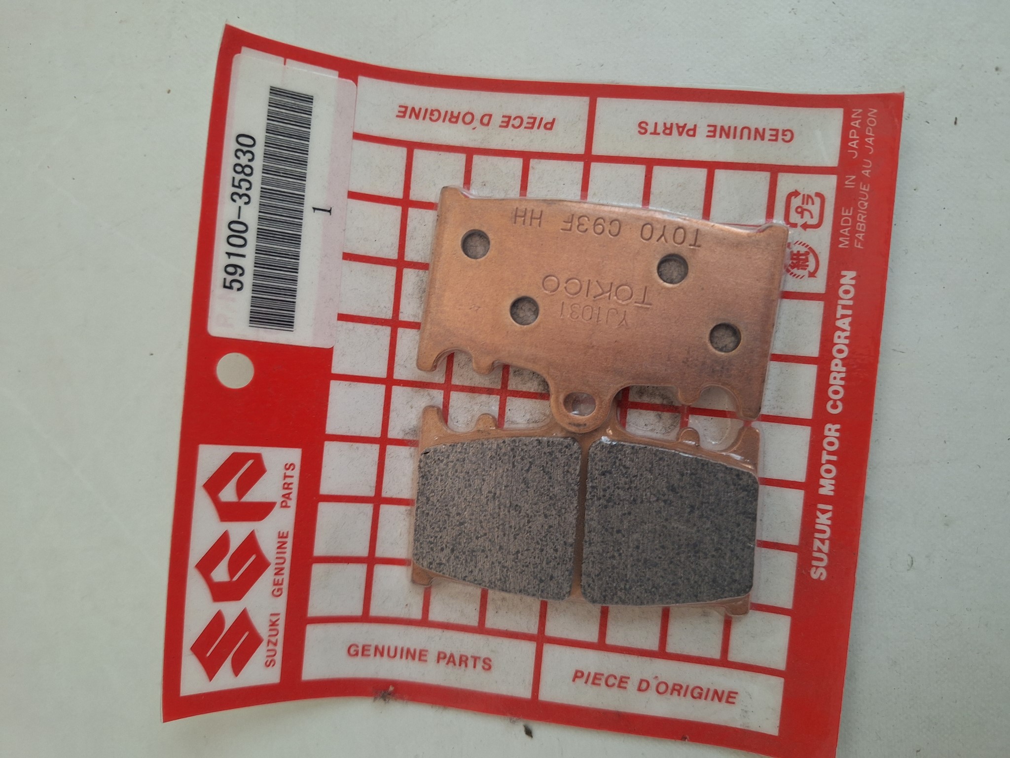 Picture of SUZUKI  BREMSBELAG. PAAR  59100-35830